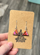 Triangle Dahlia Earrings