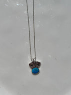 Turquoise Card Necklace