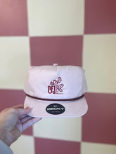 Load image into Gallery viewer, CFJ Pink Hat with Maroon
